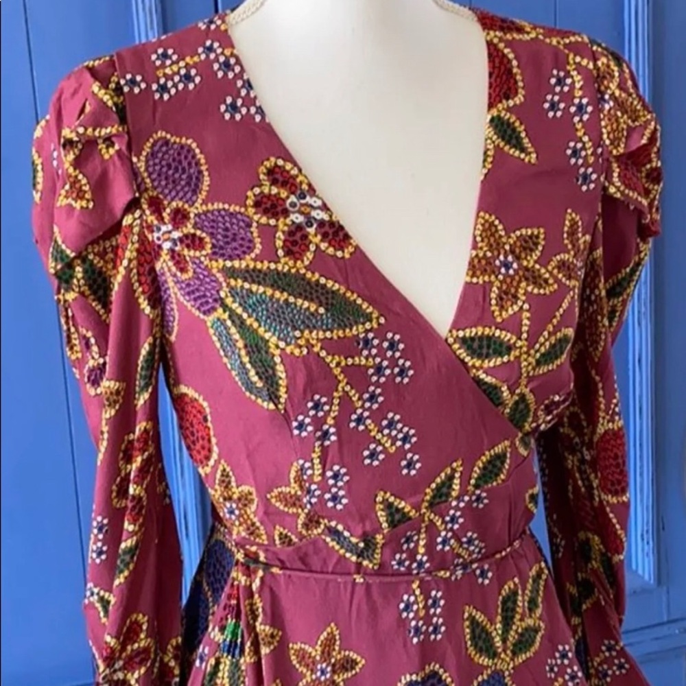 Farm Rio Wrap Blouse - Picture 2 of 8